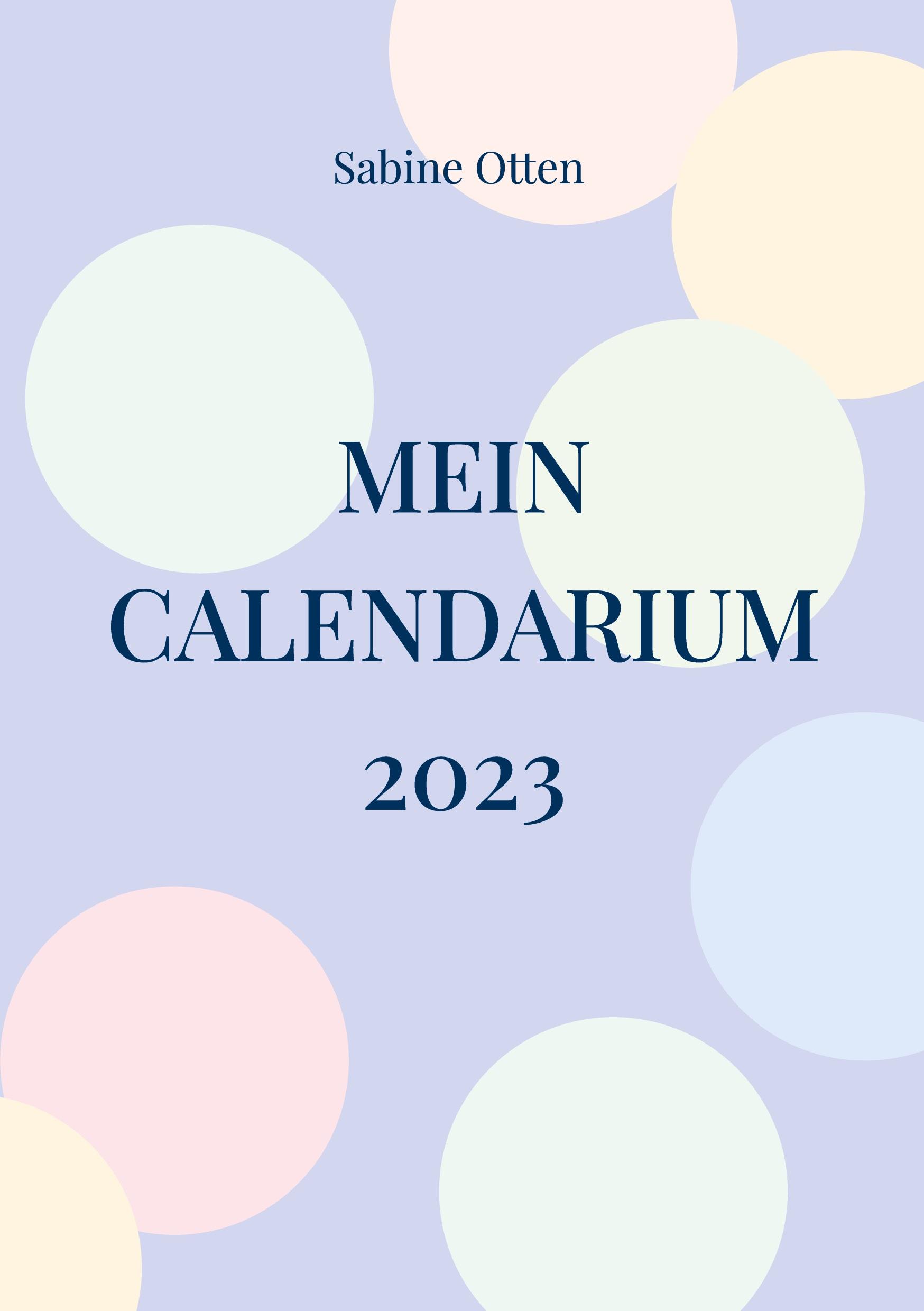 Vorderes Coverbild Mein Calendarium