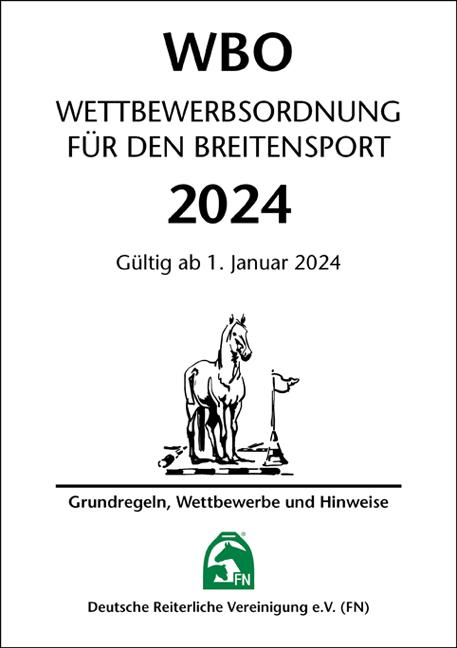 Vorderes Coverbild Wettbewerbsordnung für den Breitensport 2024