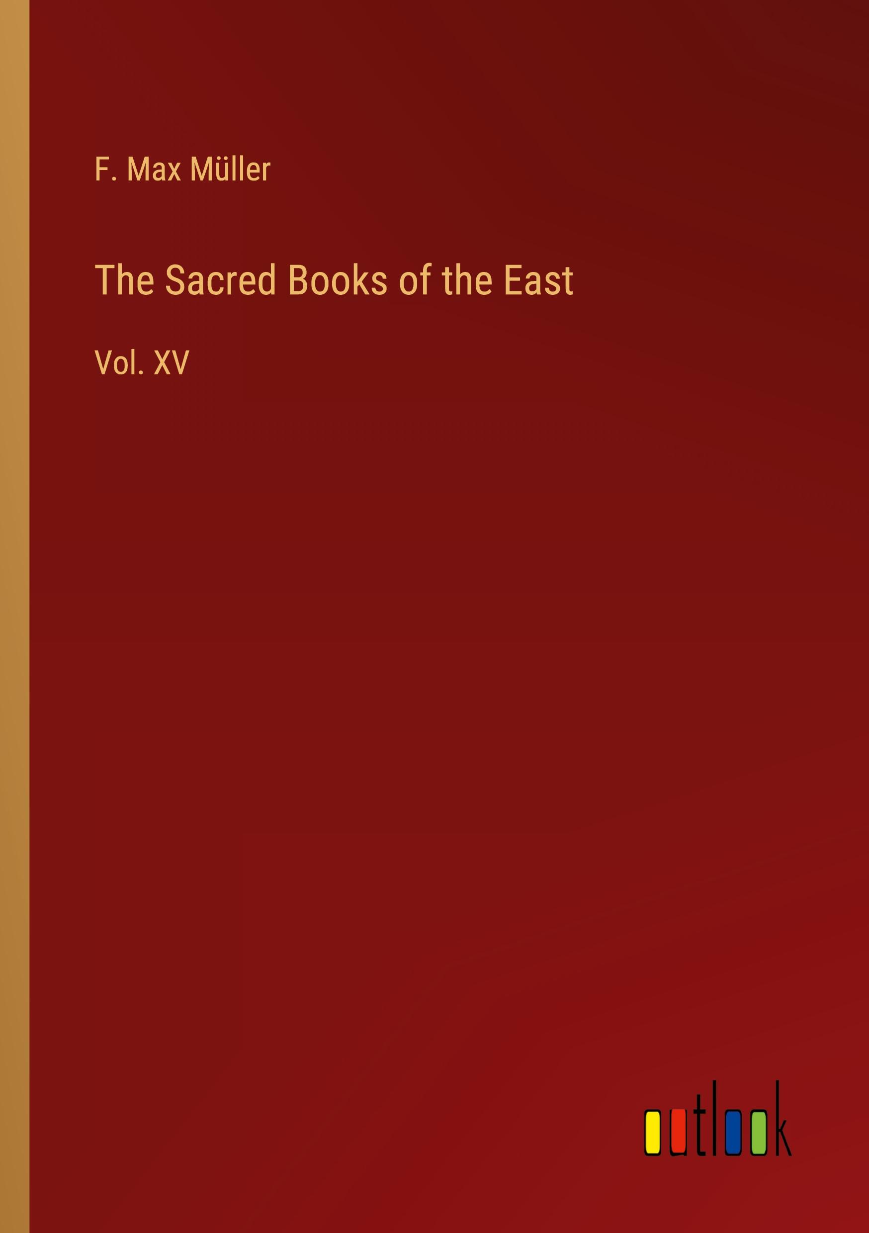 Vorderes Coverbild The Sacred Books of the East