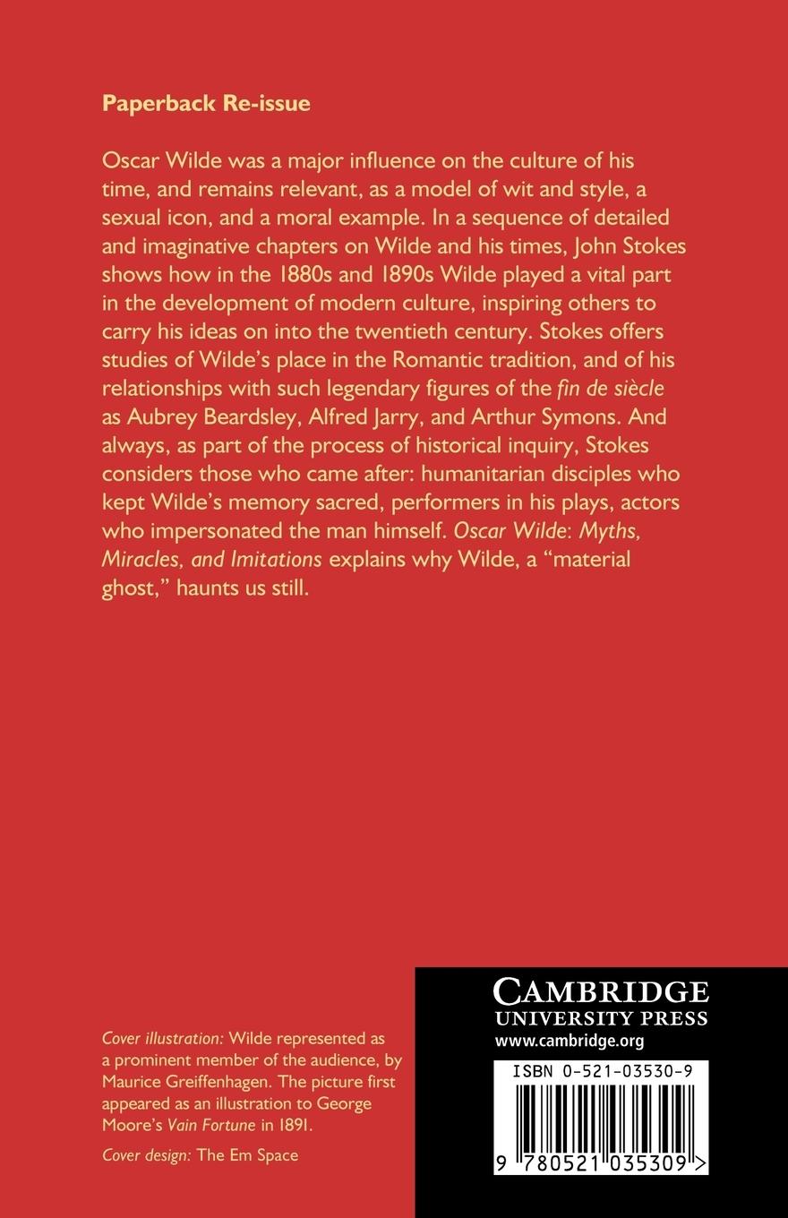 Rückseitencover Oscar Wilde