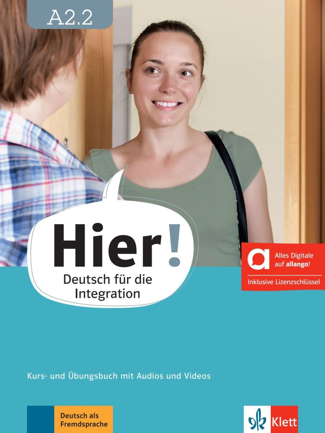 Vorderes Coverbild Hier! A2.2 - Hybride Ausgabe allango. Kurs- und Übungsbuch mit Audios und Videos inklusive Lizenzschlüssel allango (24 Monate)