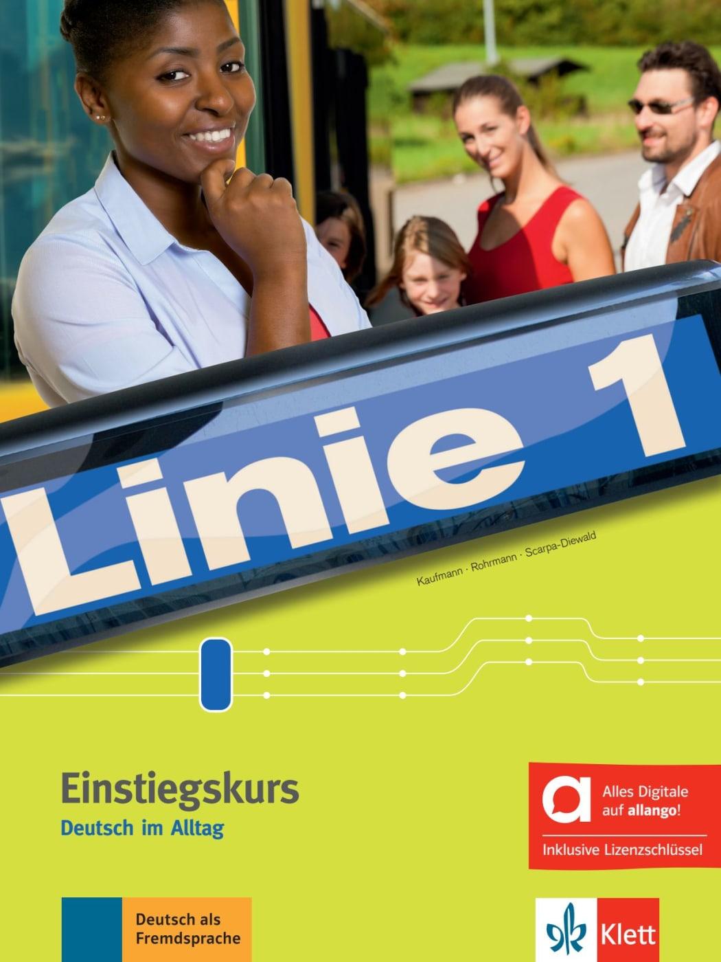 Vorderes Coverbild Linie 1 Einstiegskurs - Hybride Ausgabe allango. Kurs- und Übungsbuch mit Audios inklusive Lizenzschlüssel allango (24 Monate)