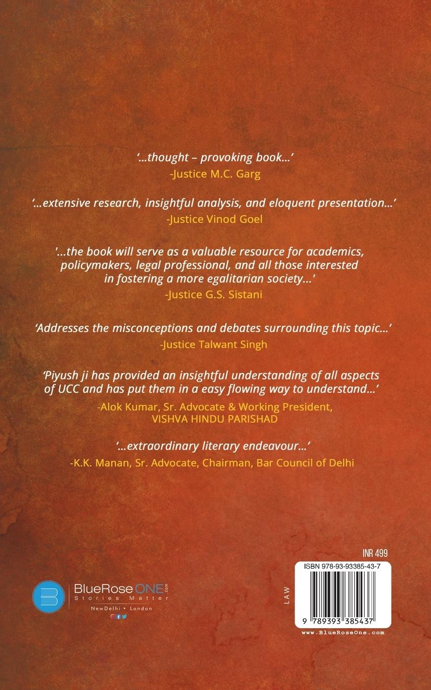 Rückseitencover Uniform Civil Code