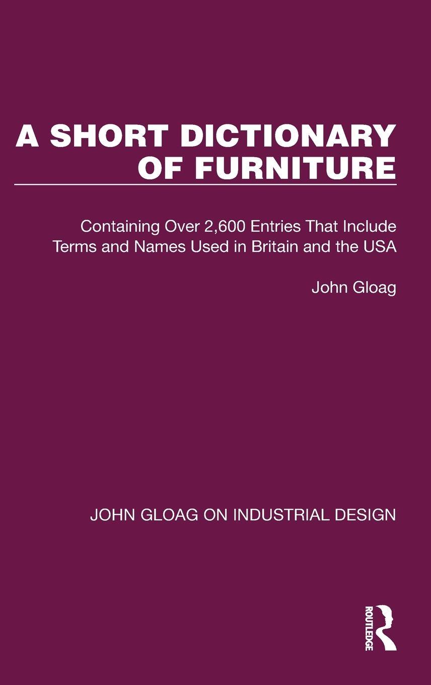 Vorderes Coverbild A Short Dictionary of Furniture