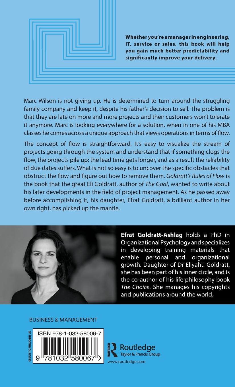 Rückseitencover Goldratt's Rules of Flow