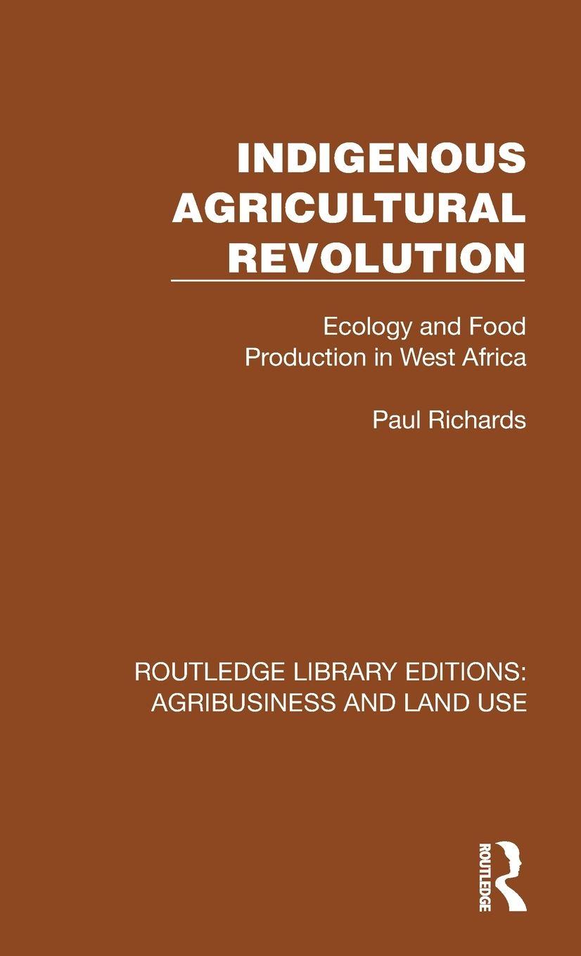Vorderes Coverbild Indigenous Agricultural Revolution