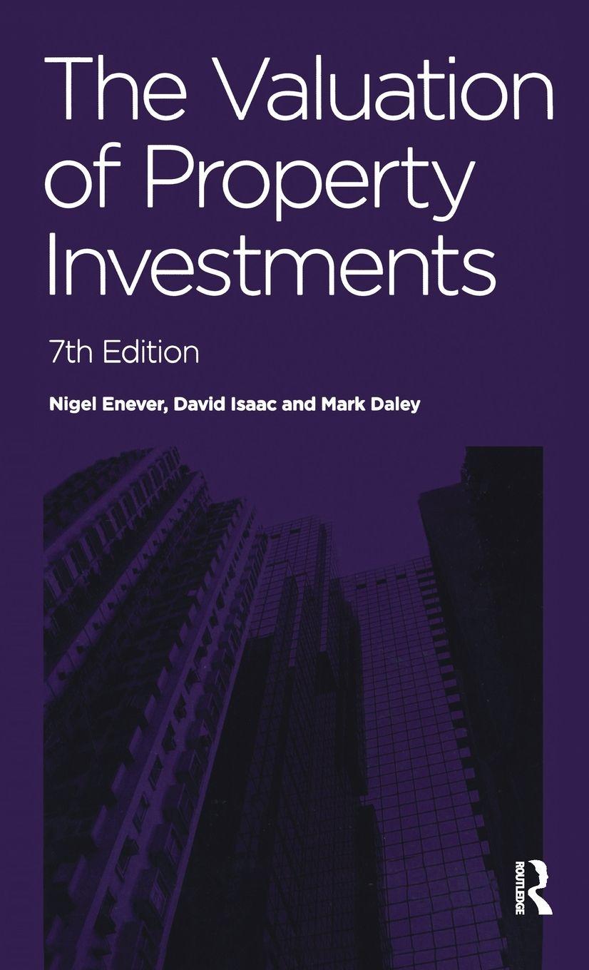 Vorderes Coverbild The Valuation of Property Investments