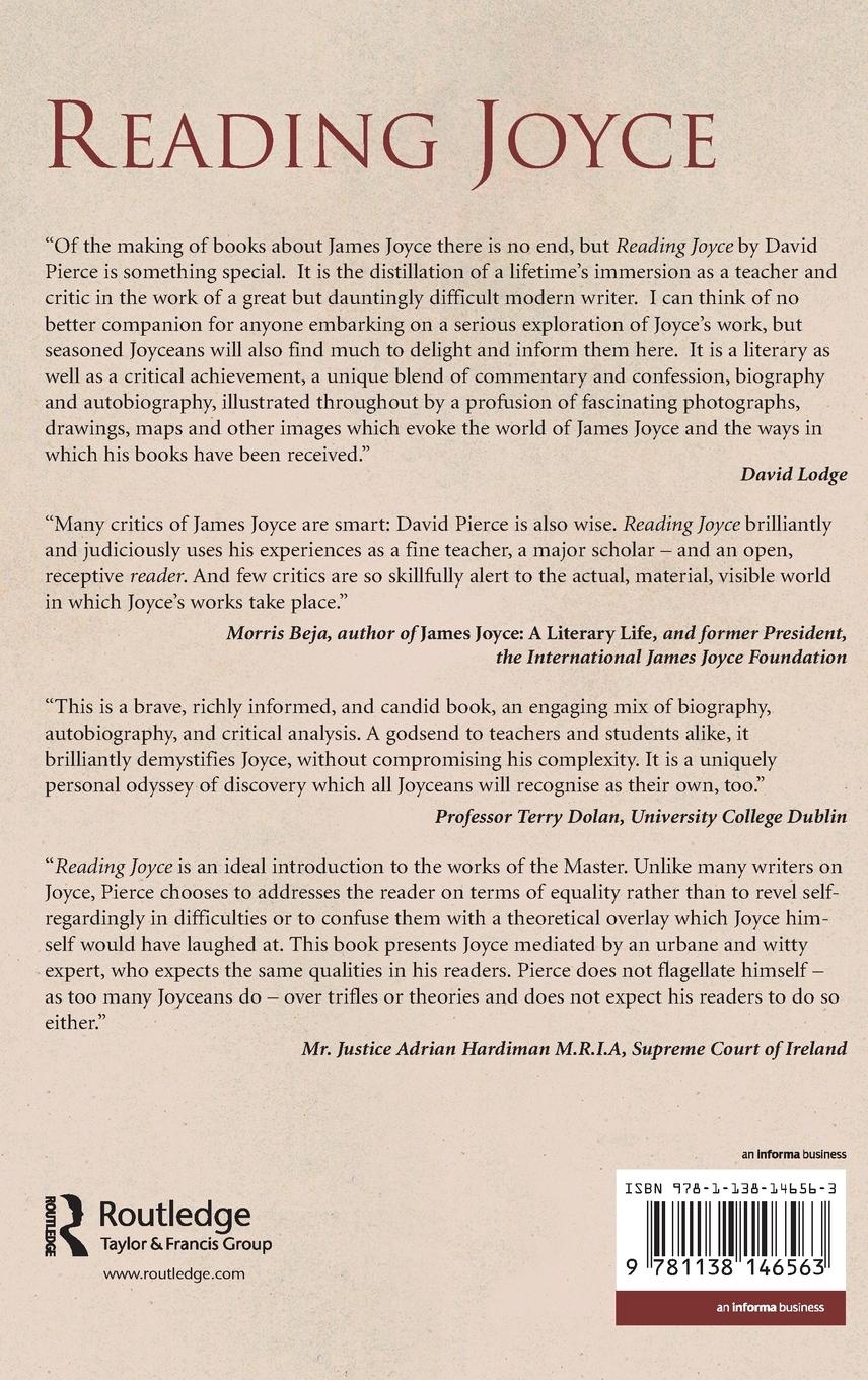 Rückseitencover Reading Joyce