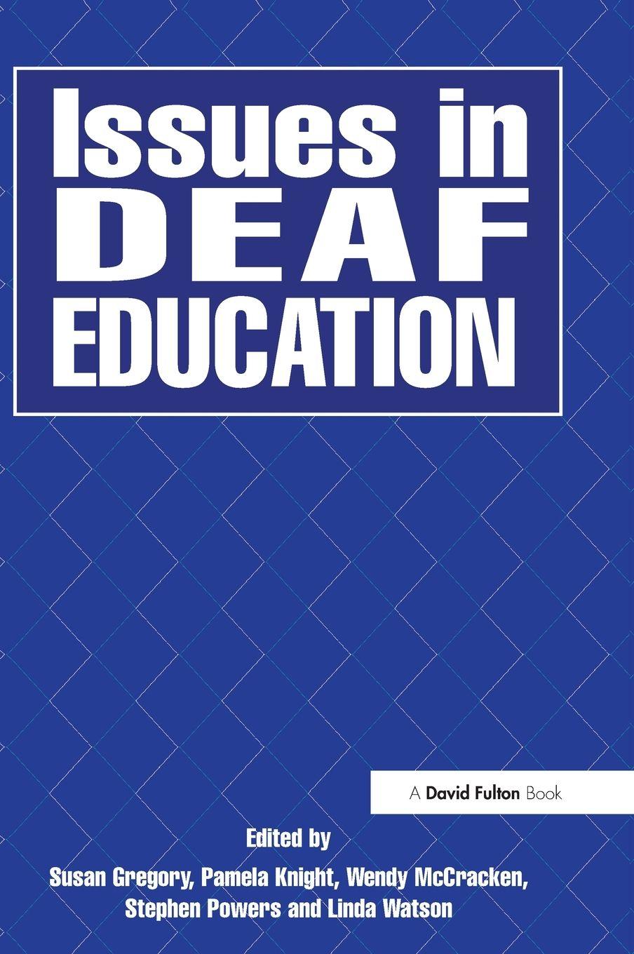 Vorderes Coverbild Issues in Deaf Education