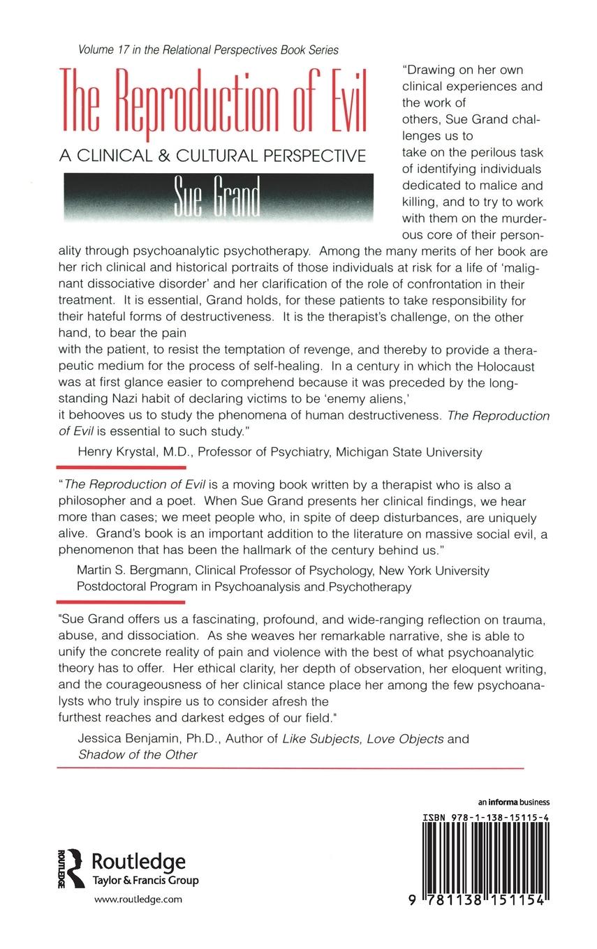 Rückseitencover The Reproduction of Evil