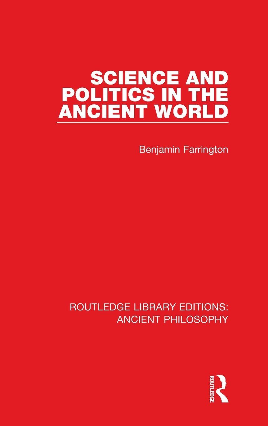 Vorderes Coverbild Science and Politics in the Ancient World