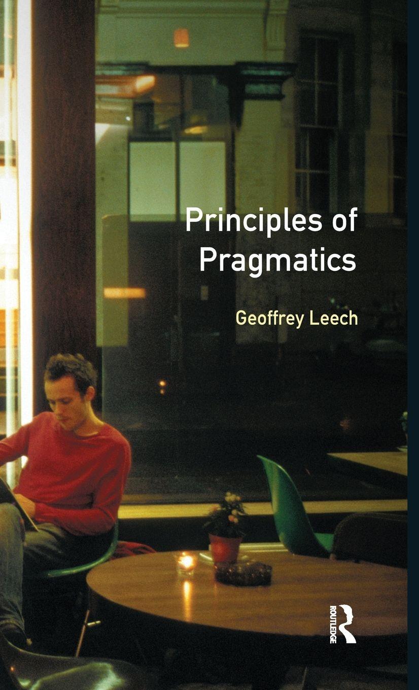 Vorderes Coverbild Principles of Pragmatics