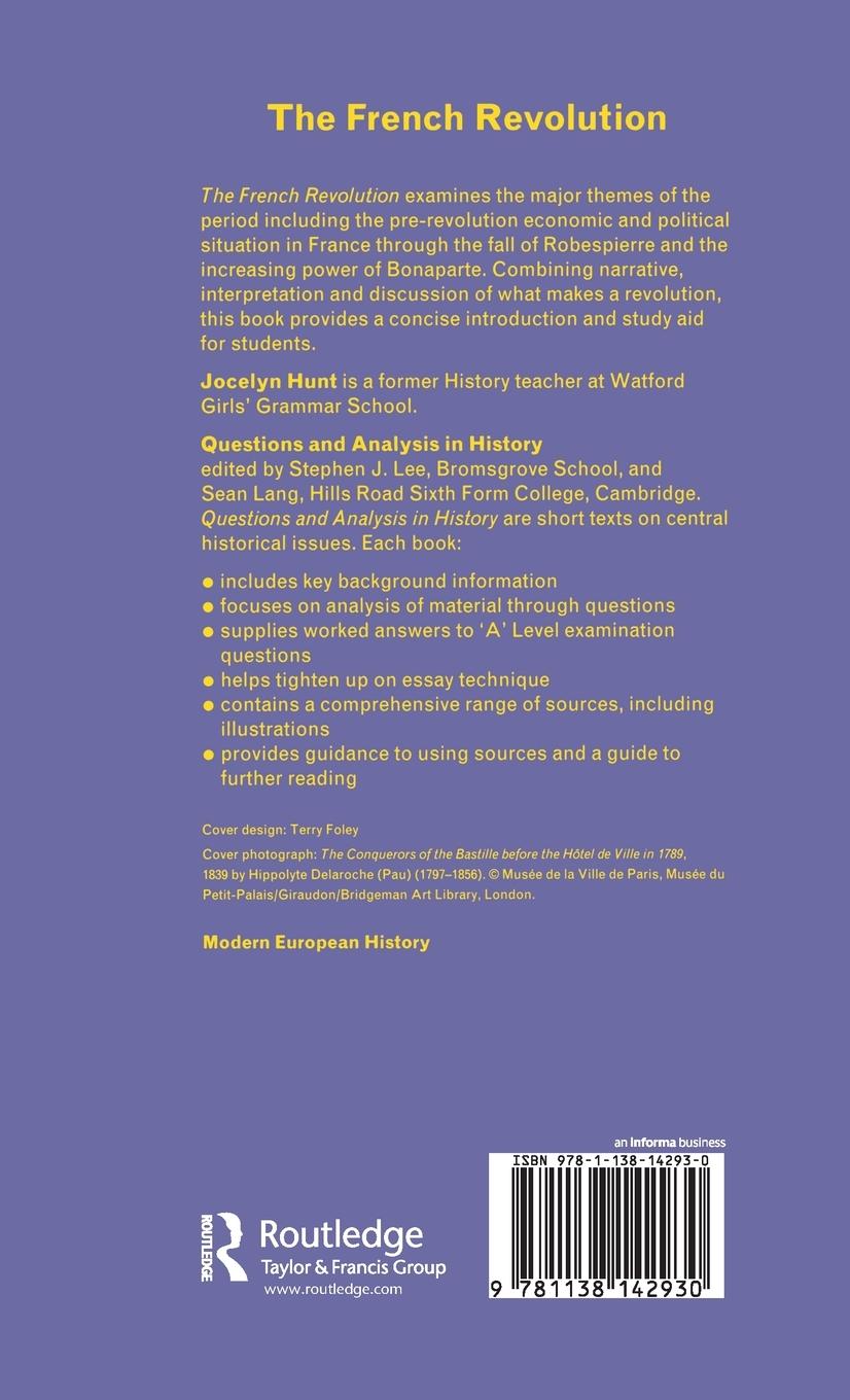 Rückseitencover The French Revolution