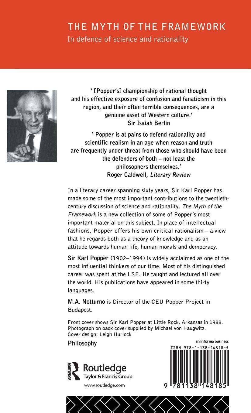 Rückseitencover The Myth of the Framework