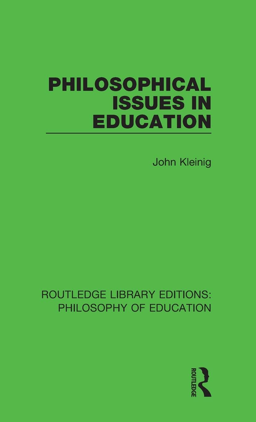Vorderes Coverbild Philosophical Issues in Education