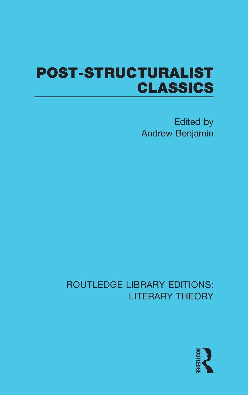 Vorderes Coverbild Post-Structuralist Classics