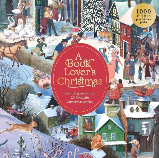 Vorderes Coverbild A Book Lover's Christmas 1000 Piece Puzzle