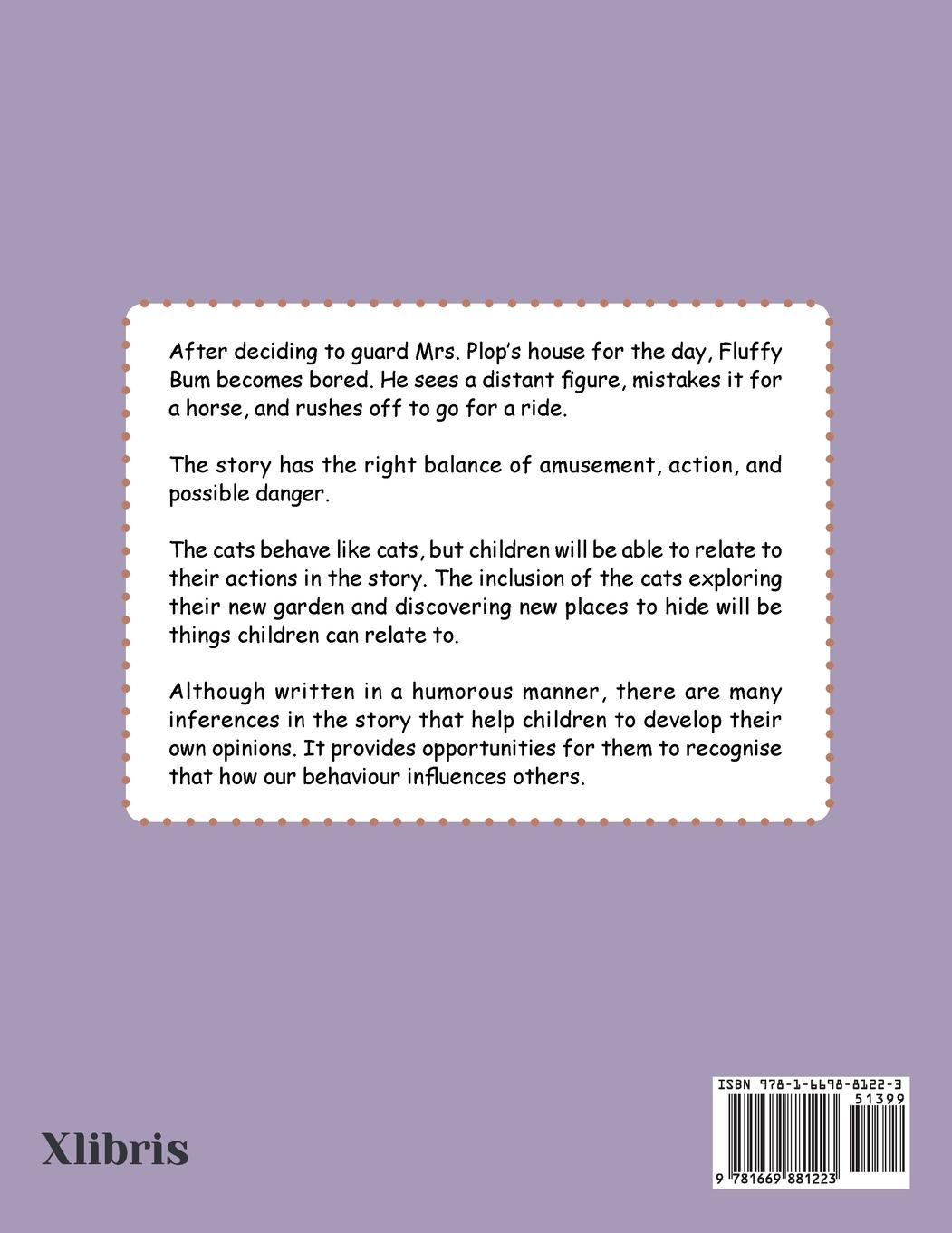 Rückseitencover FLUFFY BUM GOES FOR A RIDE