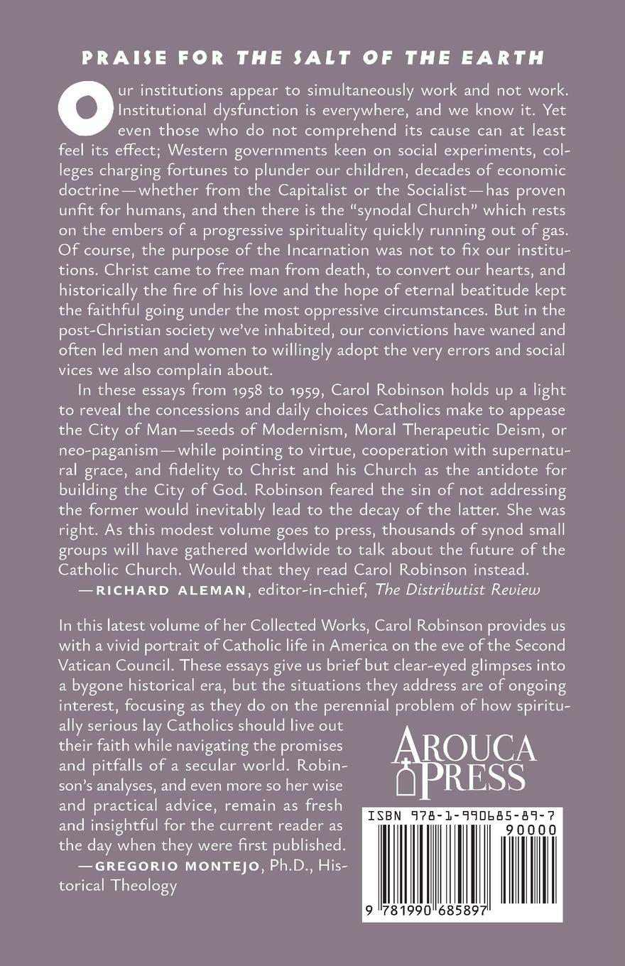 Rückseitencover The Salt of the Earth