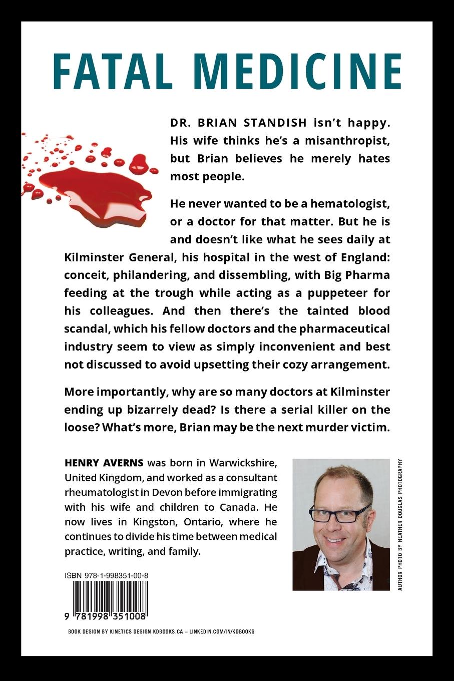 Rückseitencover FATAL MEDICINE - A Mystery Novel