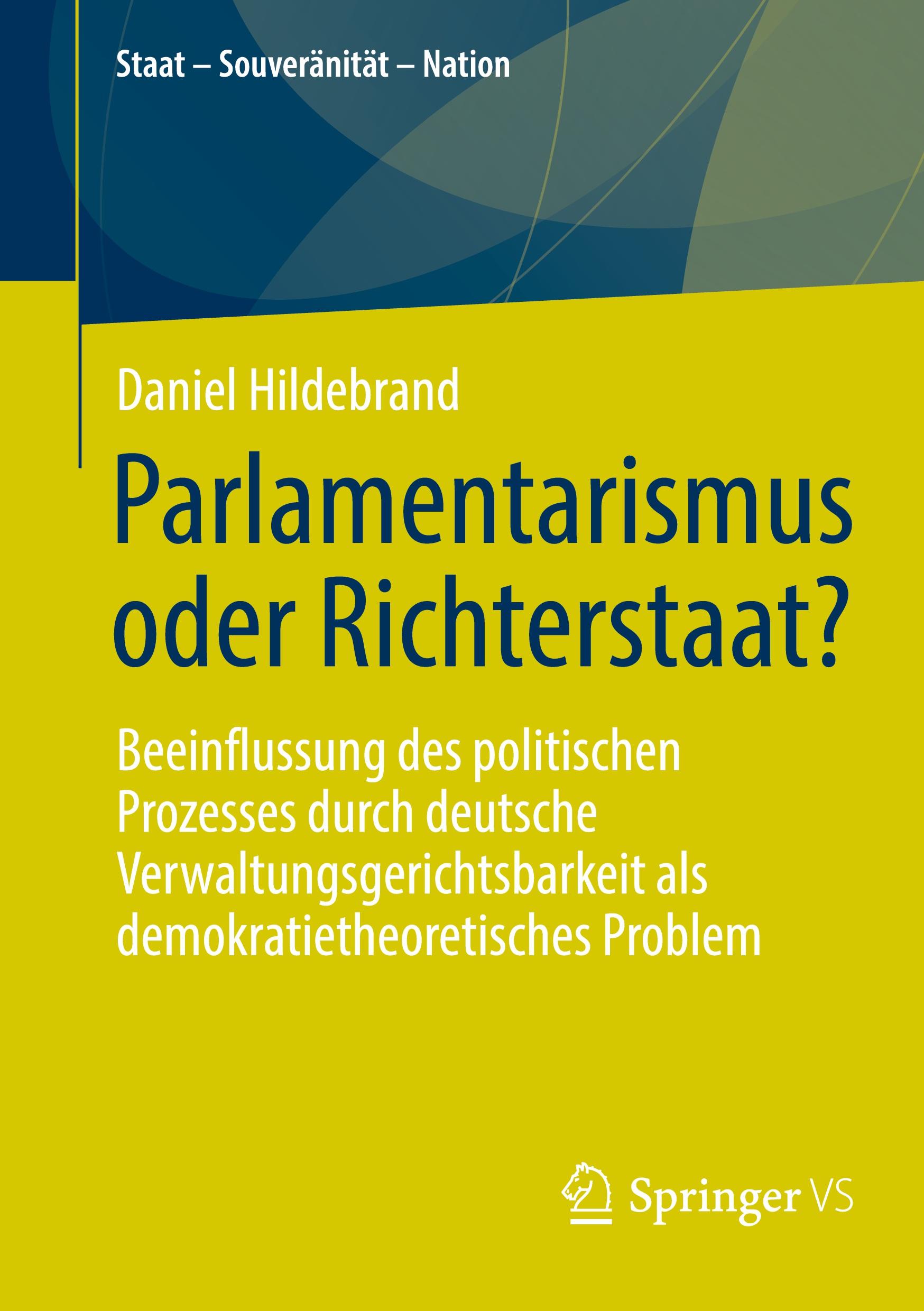 Vorderes Coverbild Parlamentarismus oder Richterstaat?