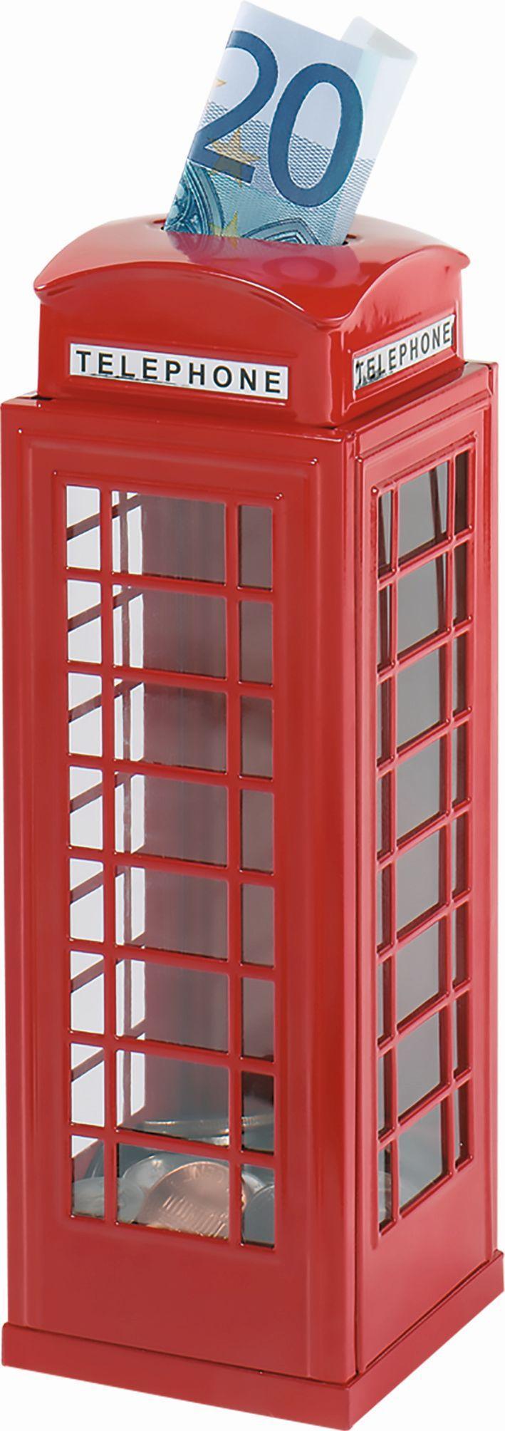 Vorderes Coverbild Spardose im Telefonzellendesign