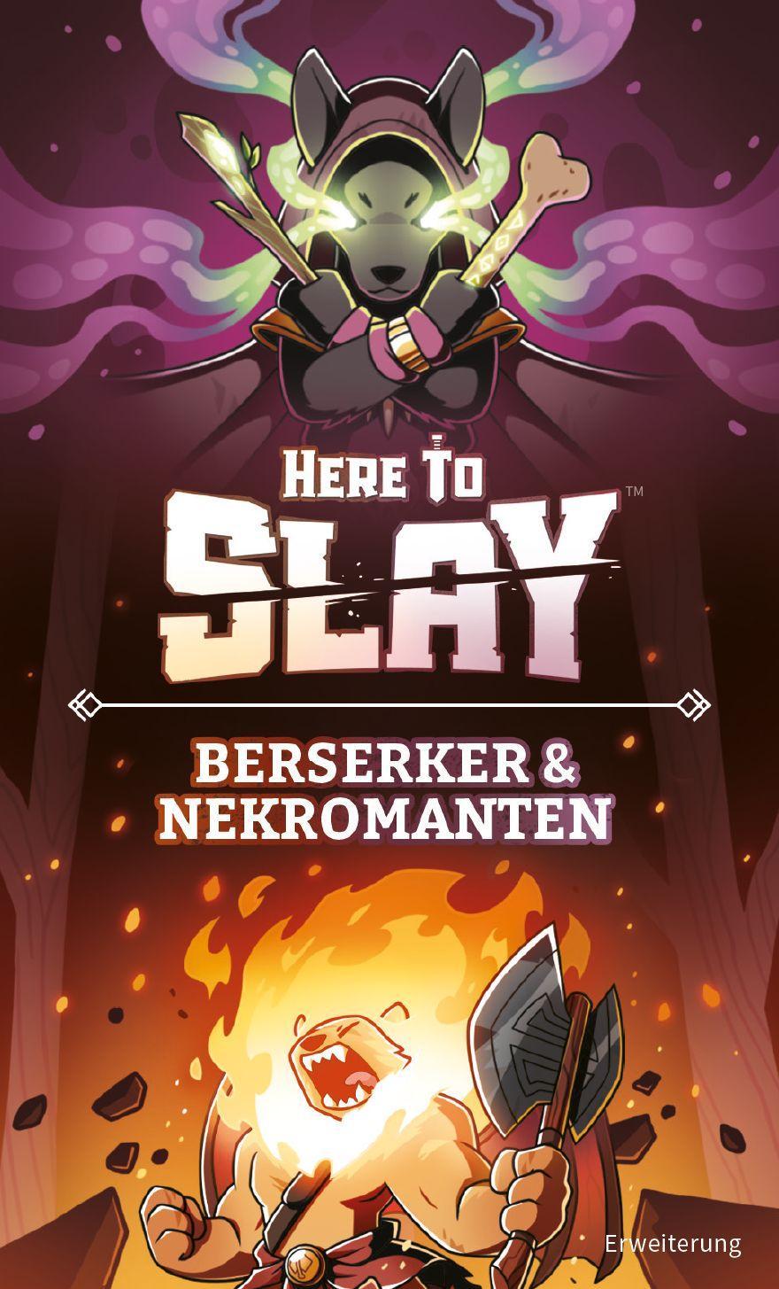 Vorderes Coverbild Here to Slay - Berserker & Nekromanten