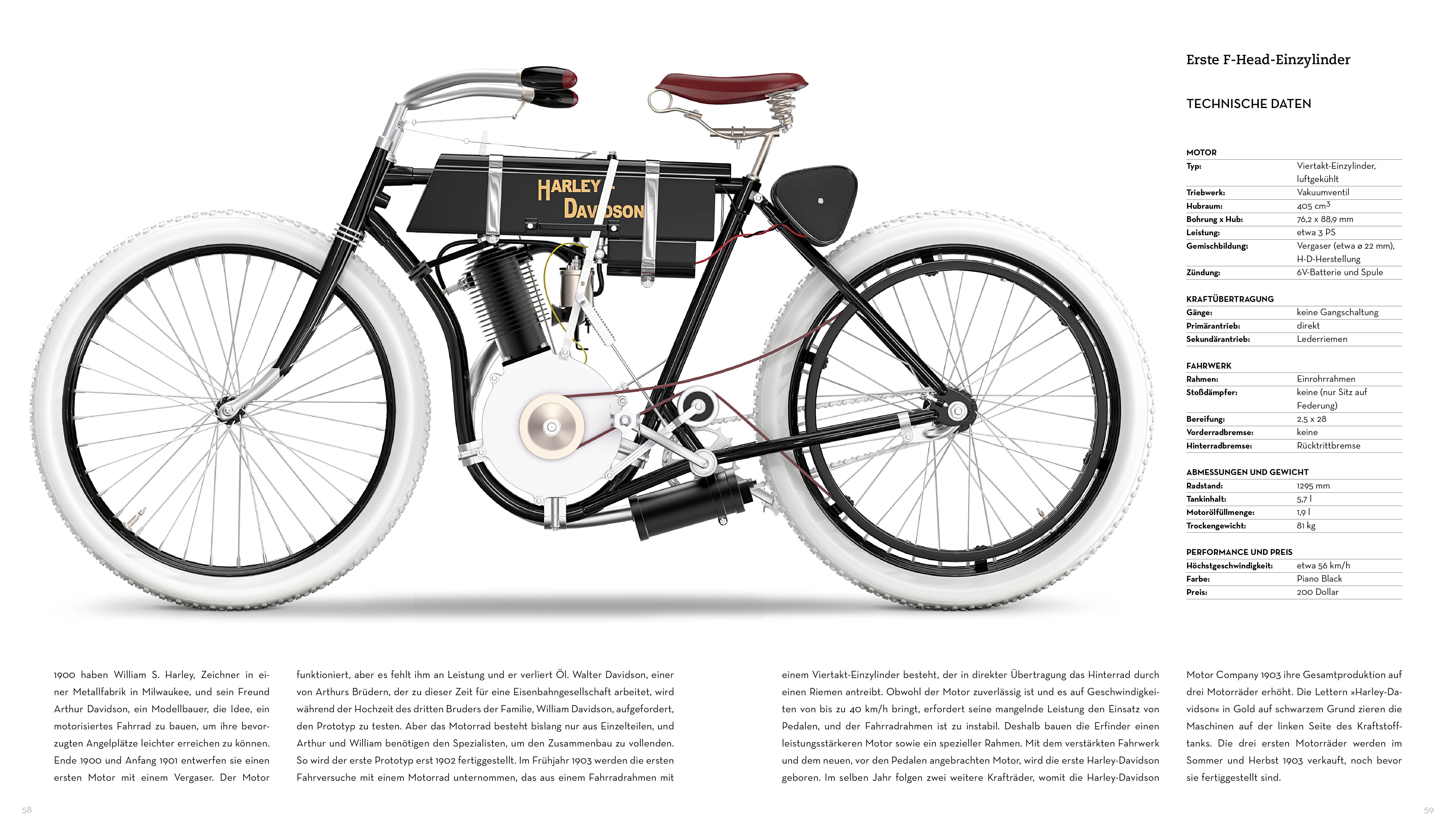 Beispielinhalt (Bild) Harley-Davidson. Begegnung mit der Legende