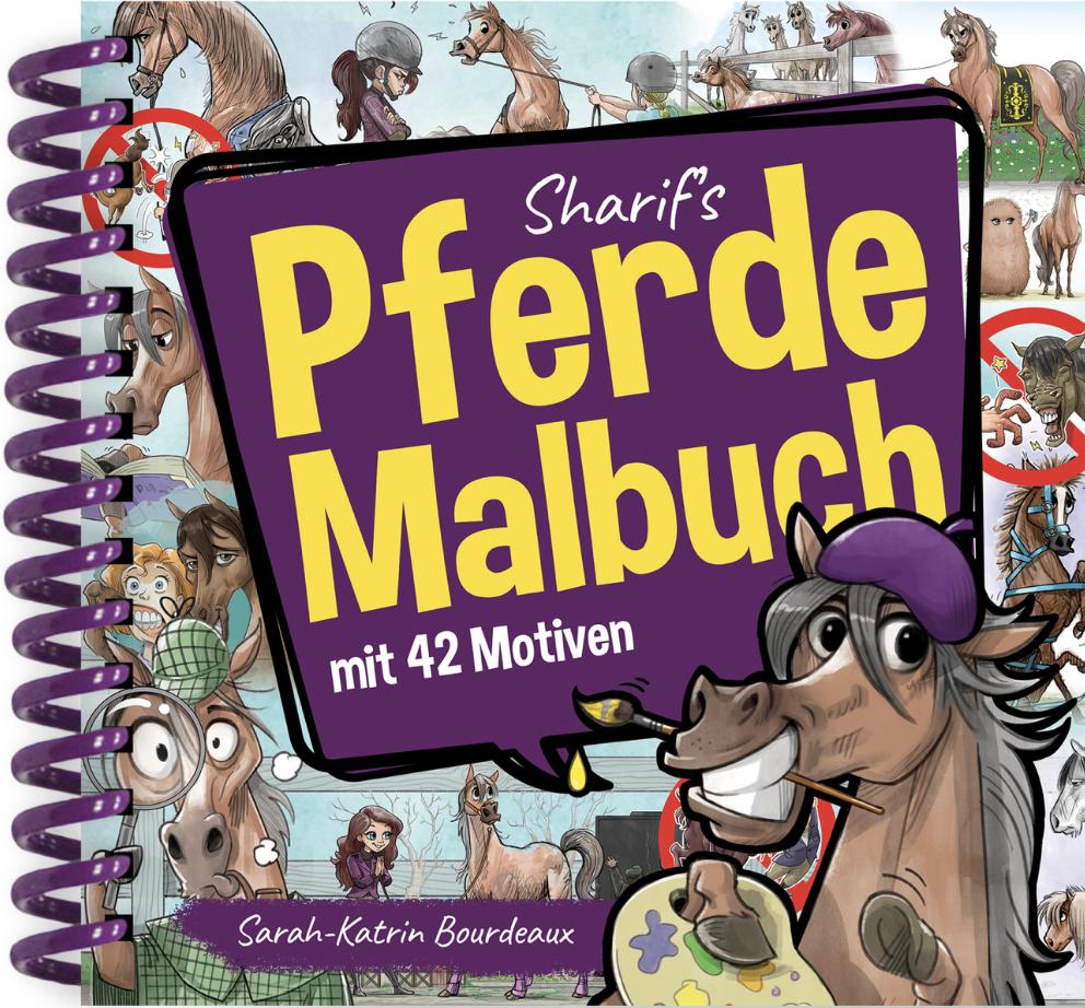 Vorderes Coverbild Sharif's Pferde-Malbuch