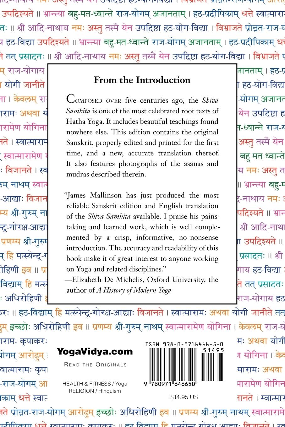 Rückseitencover The Shiva Samhita