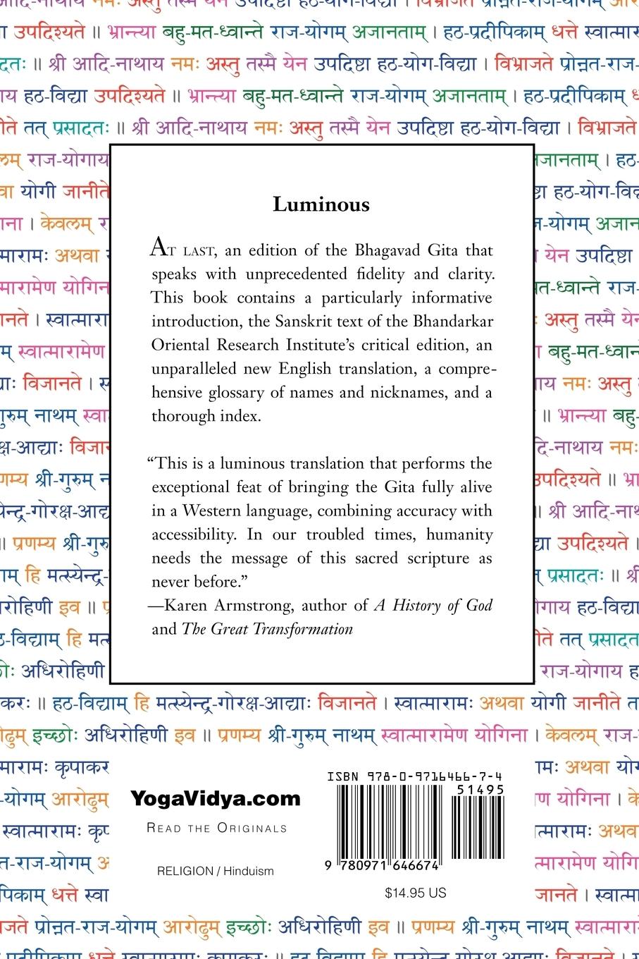 Rückseitencover The Bhagavad Gita