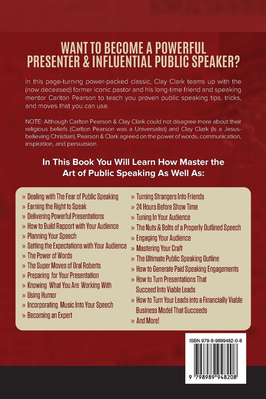 Rückseitencover The Art of Powerful Public Speaking