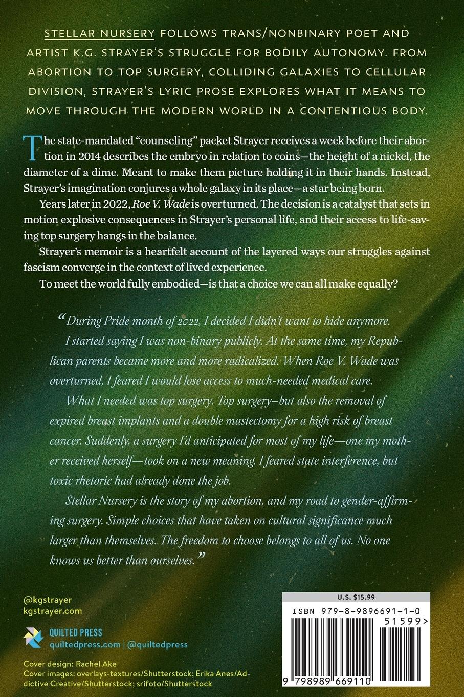 Rückseitencover Stellar Nursery