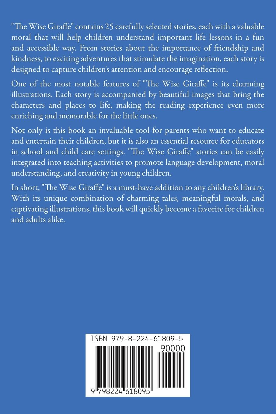 Rückseitencover The Wise Giraffe