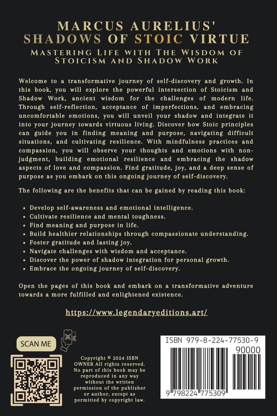 Rückseitencover Marcus Aurelius' Shadows of Stoic Virtue