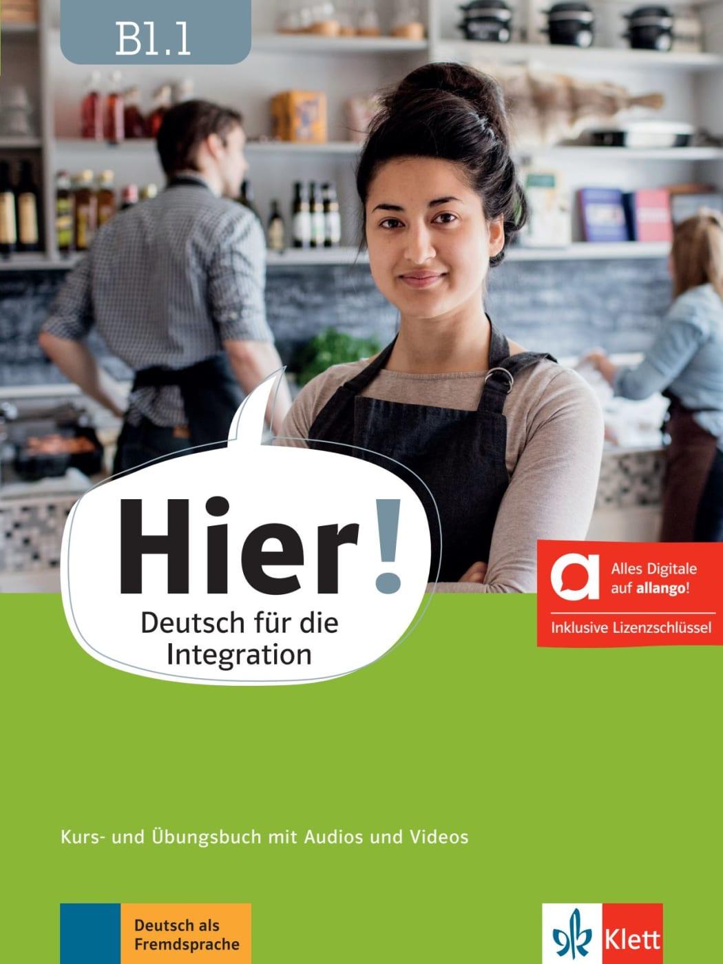 Vorderes Coverbild Hier! B1.1 - Hybride Ausgabe allango. Kurs- und Übungsbuch mit Audios und Videos inklusive Lizenzschlüssel allango (24 Monate)