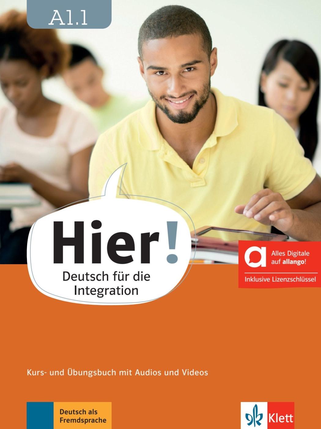 Vorderes Coverbild Hier! A1.1 - Hybride Ausgabe allango. Kurs- und Übungsbuch mit Audios und Videos inklusive Lizenzschlüssel allango (24 Monate)