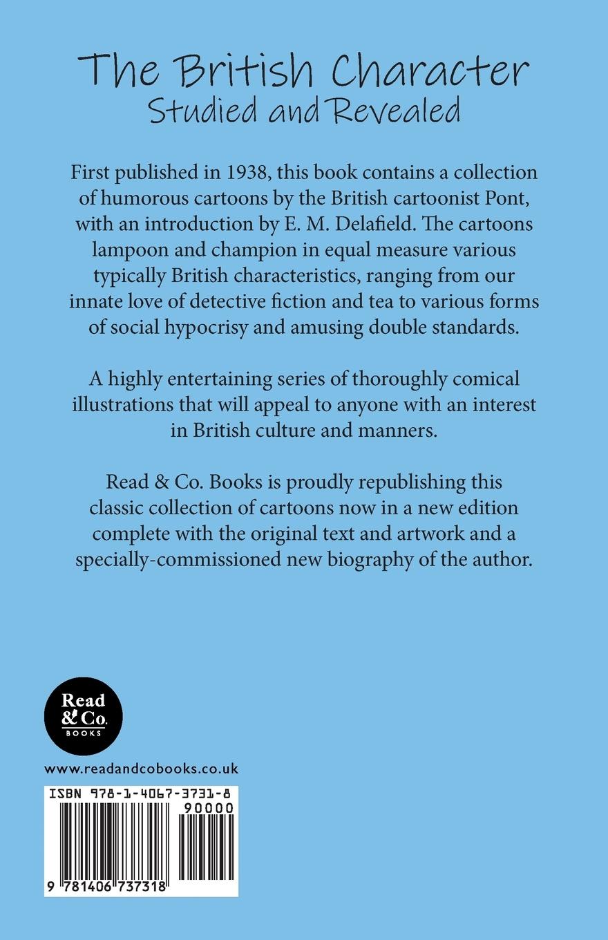 Rückseitencover The British Character - Studied and Revealed