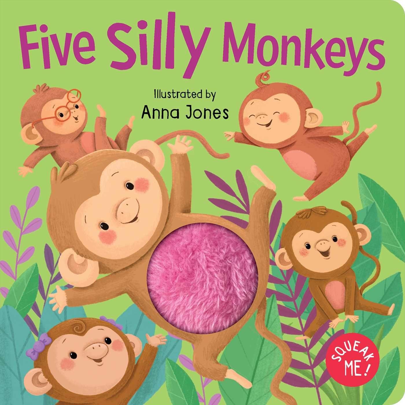 Vorderes Coverbild Squeak Me!: Five Silly Monkeys