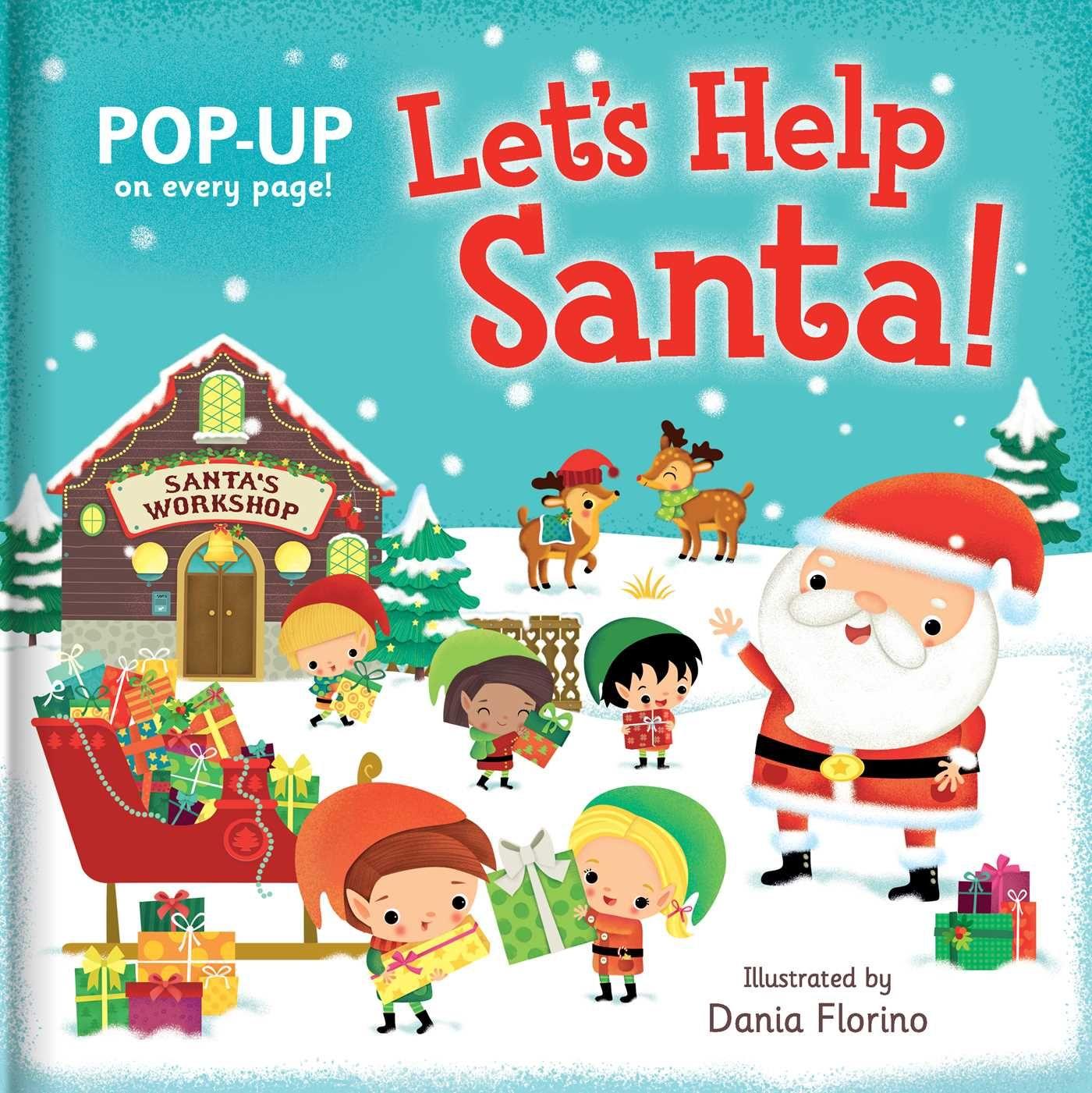 Vorderes Coverbild Let's Help Santa!: Pop-Up Book