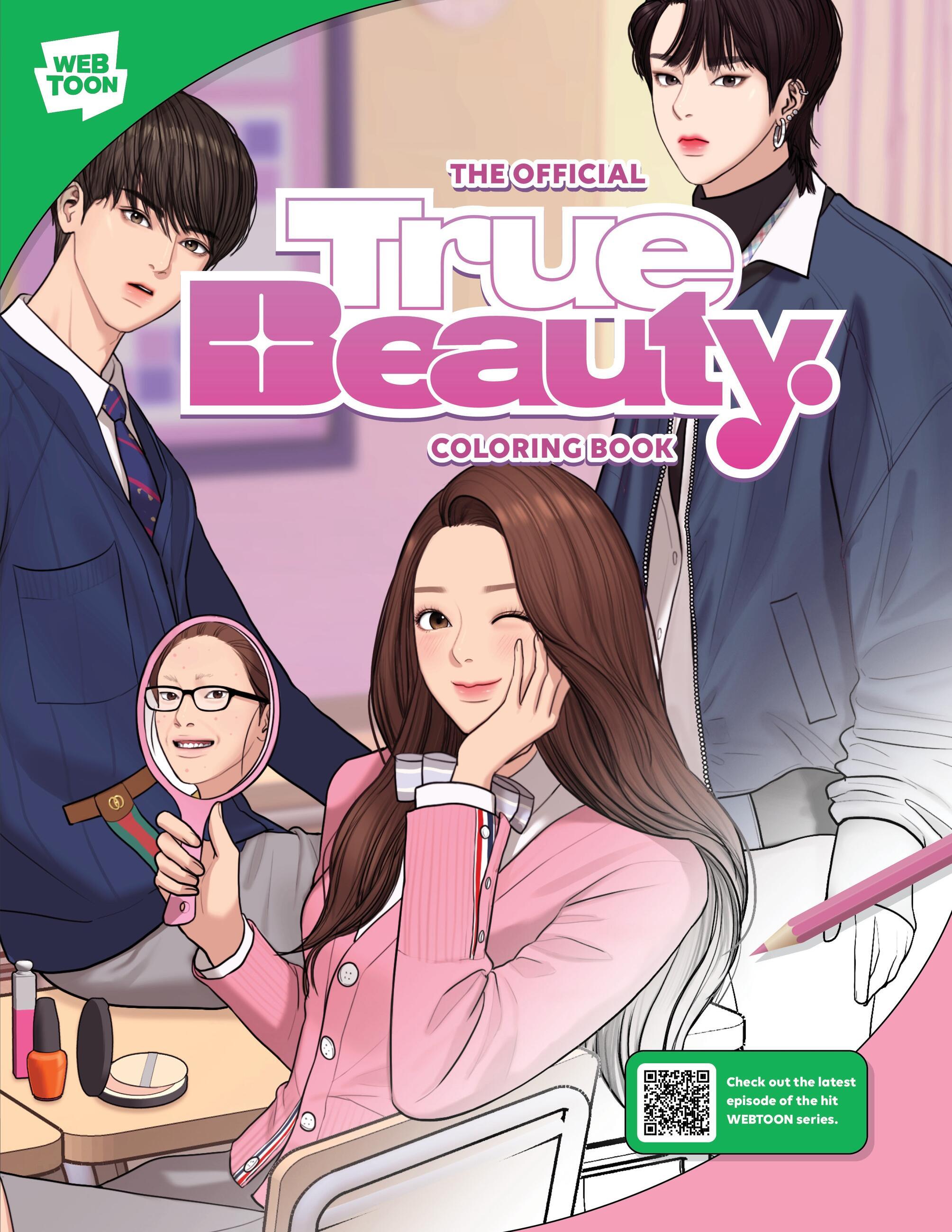 Vorderes Coverbild The Official True Beauty Coloring Book