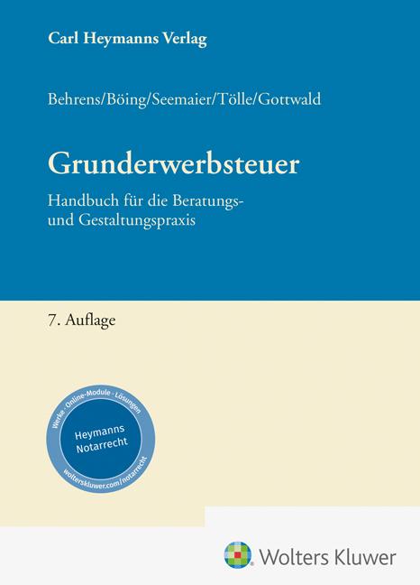 Vorderes Coverbild Grunderwerbsteuer
