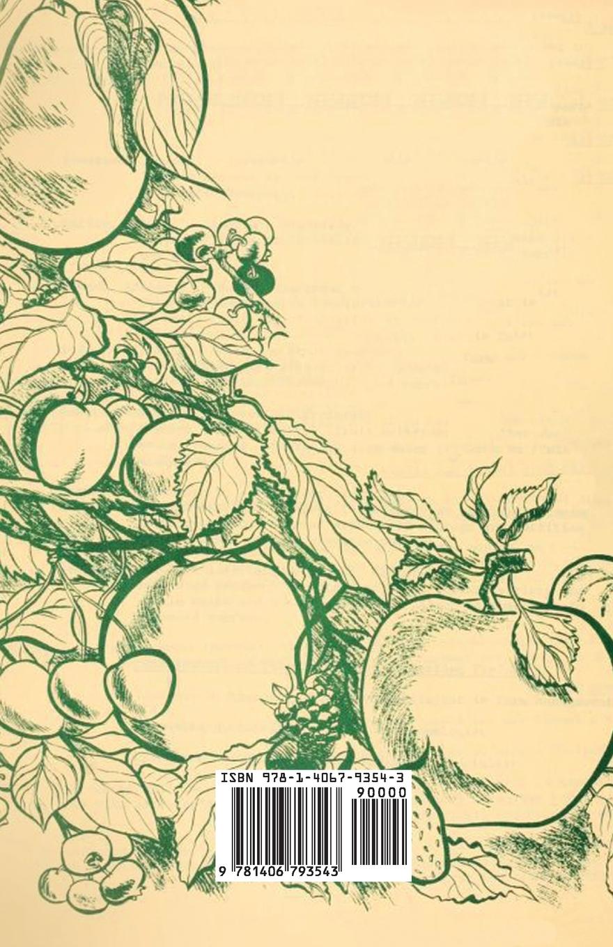 Rückseitencover Soft Fruit Growing for the Amateur - What to Plant, How to Prune and Manure, with a Chapter on Nuts, One on Mushrooms and Another on Composting