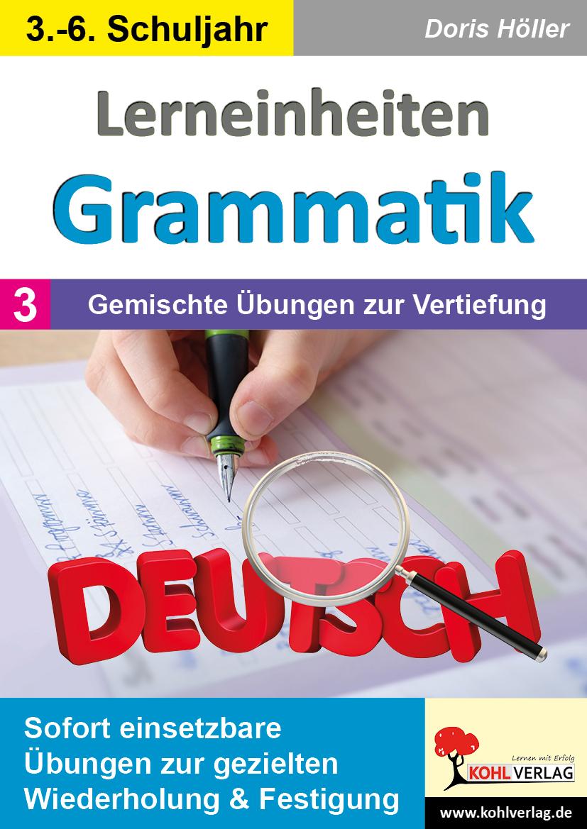 Vorderes Coverbild Lerneinheiten Grammatik / Band 3: Gemischte Übungen zur Vertiefung