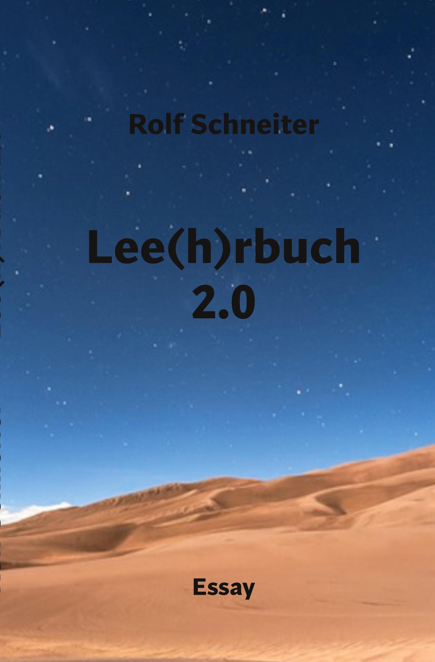 Vorderes Coverbild Lee(h)rbuch 2.0