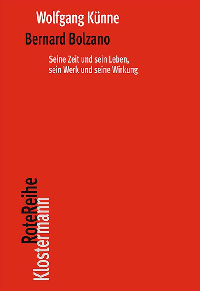 Vorderes Coverbild Bernard Bolzano