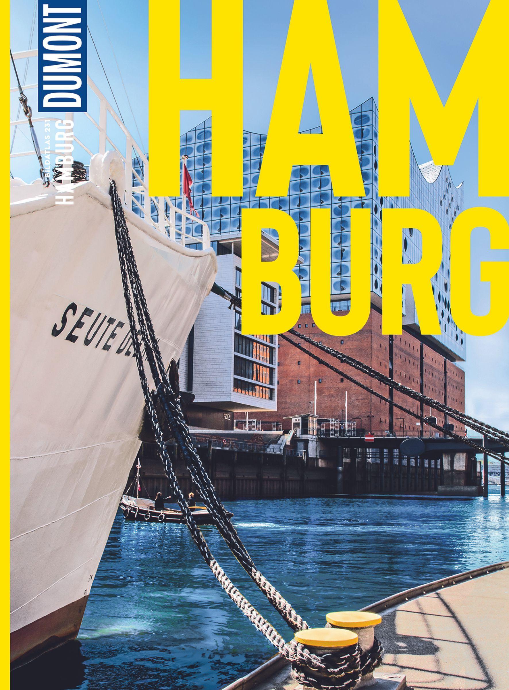 Vorderes Coverbild DUMONT Bildatlas Hamburg