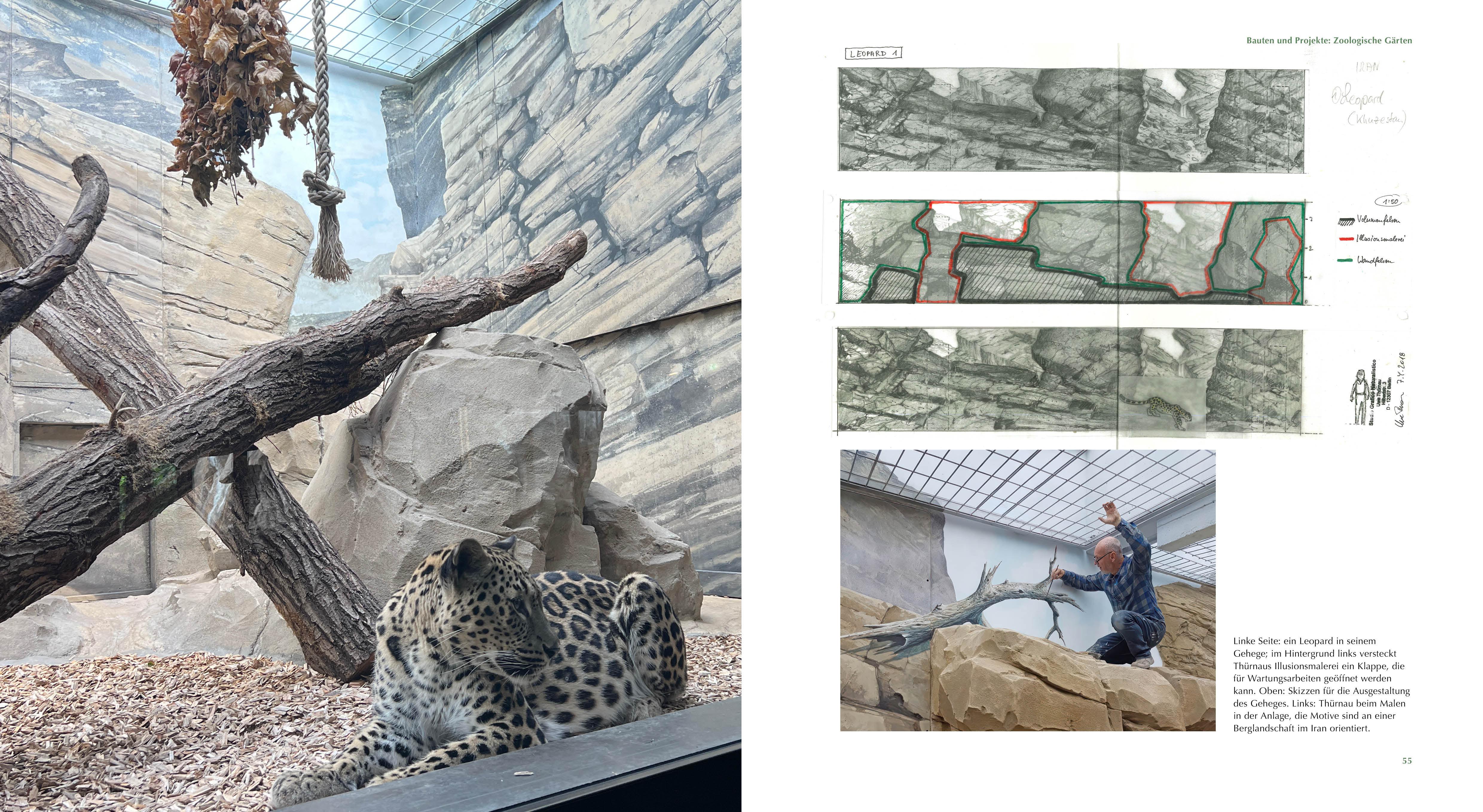 Beispielinhalt (Bild) Uwe Thürnau. Tierkulissen für Zoos, Museen und Ausstellungen