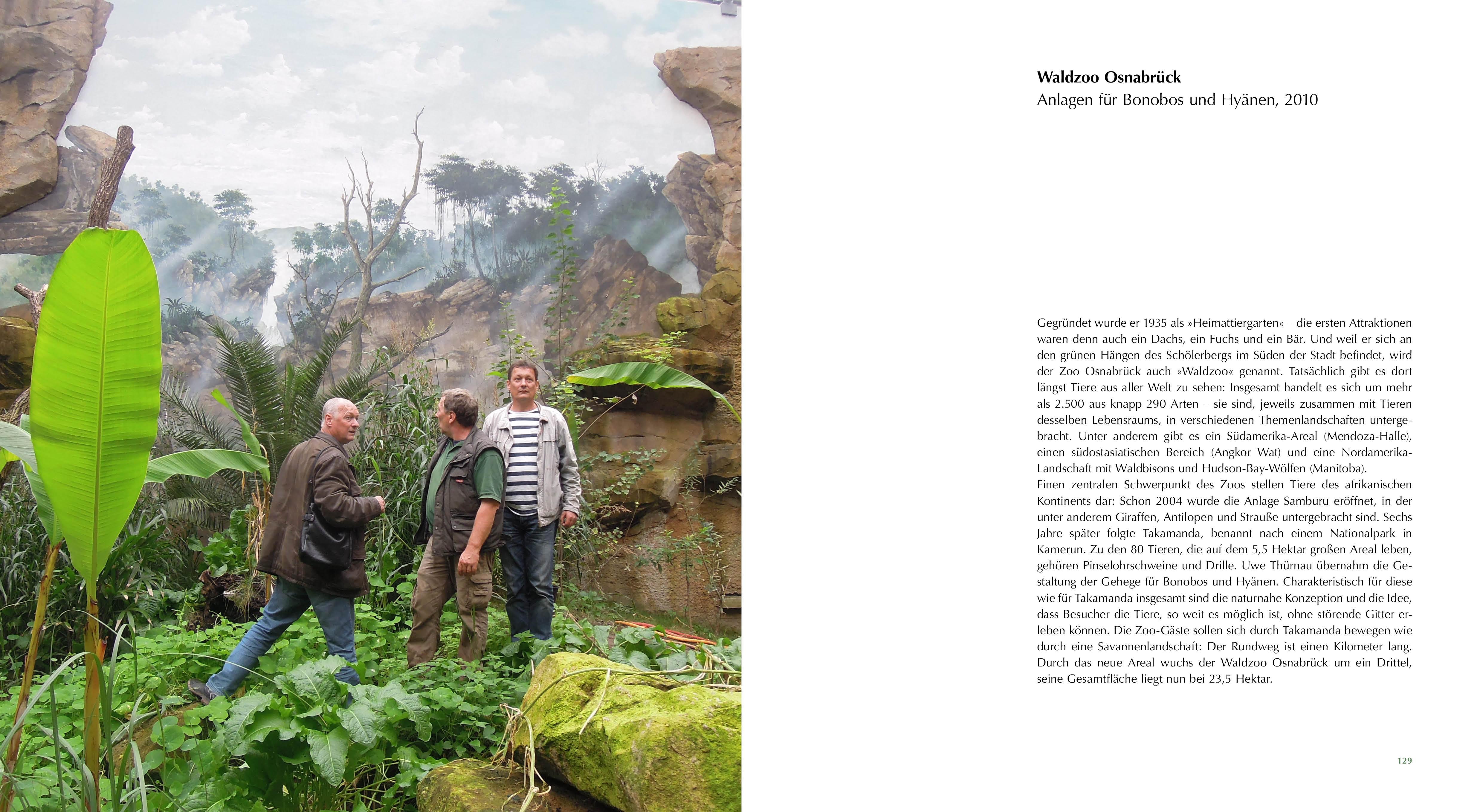 Beispielinhalt (Bild) Uwe Thürnau. Tierkulissen für Zoos, Museen und Ausstellungen