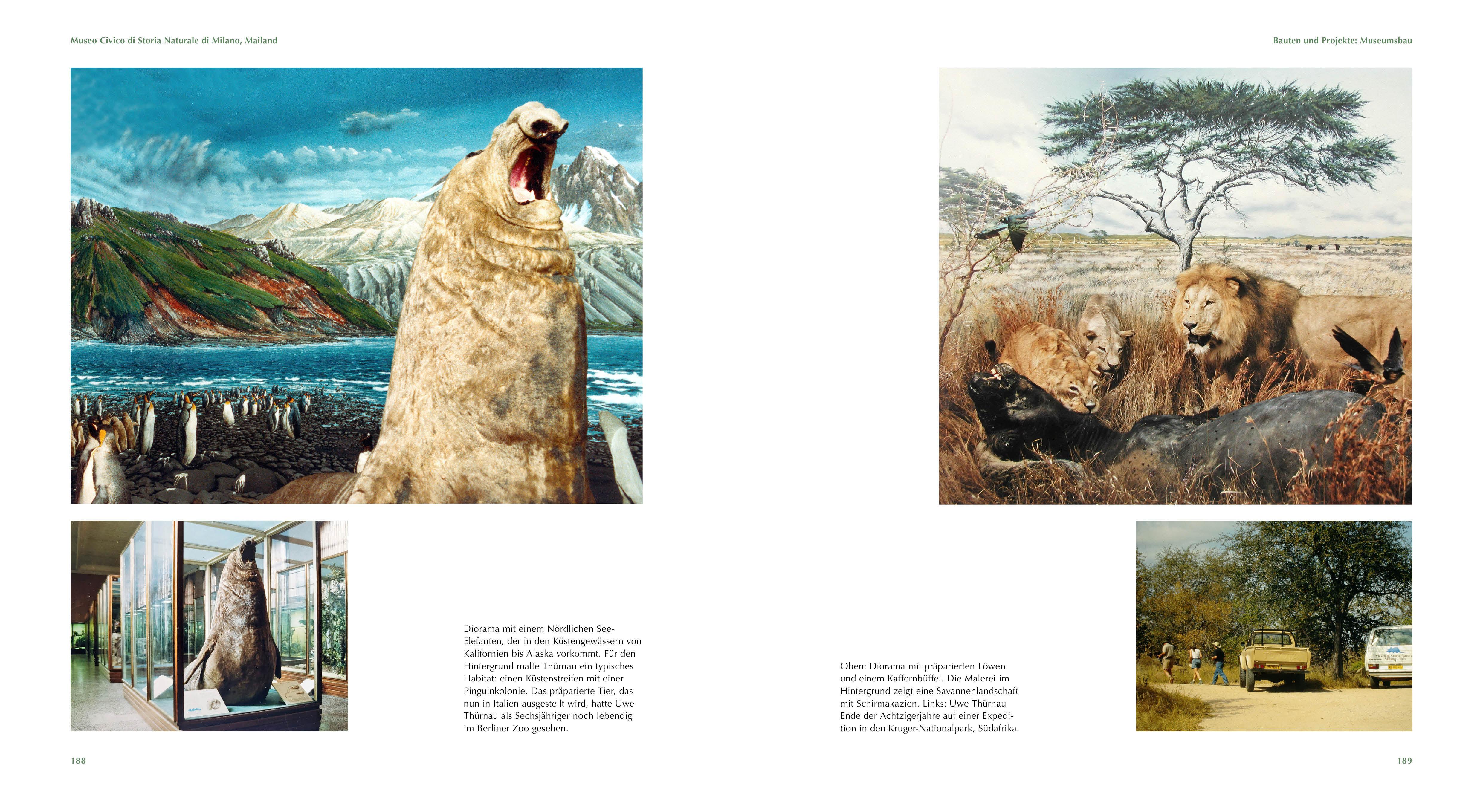 Beispielinhalt (Bild) Uwe Thürnau. Tierkulissen für Zoos, Museen und Ausstellungen